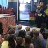 children learning about fire safety 