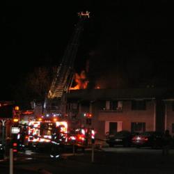 apartment fire