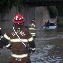 flooded area 