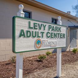 Levy Park Adult Sign