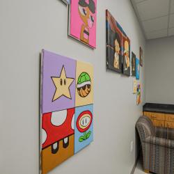 Maple Park Youth Room Art
