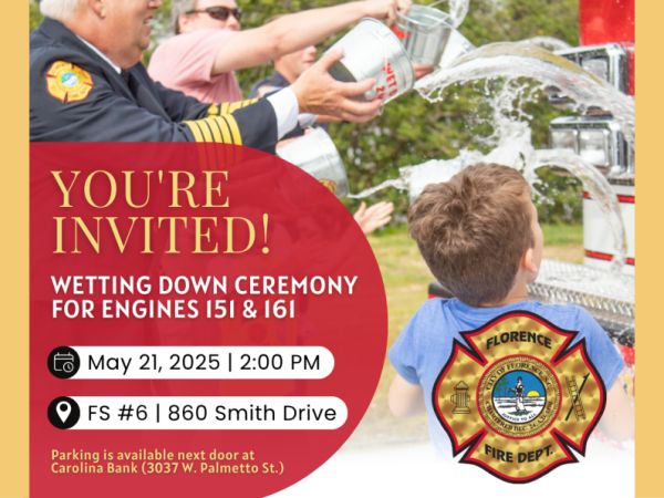 Apparatus Wet Down Ceremony Invitation - May 21, 2025