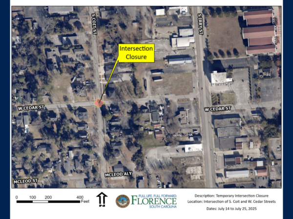 S. Coit and W. Cedar Intersection Closure Map
