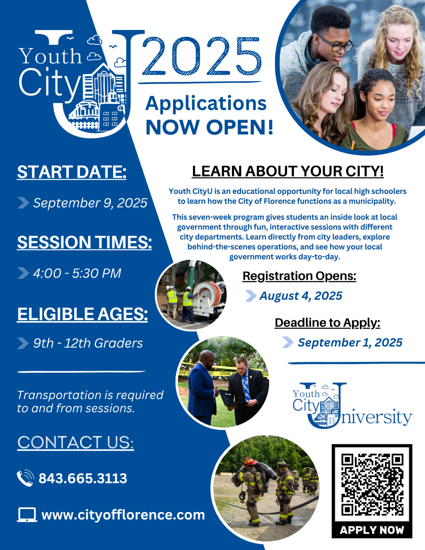 Youth City University Flyer
