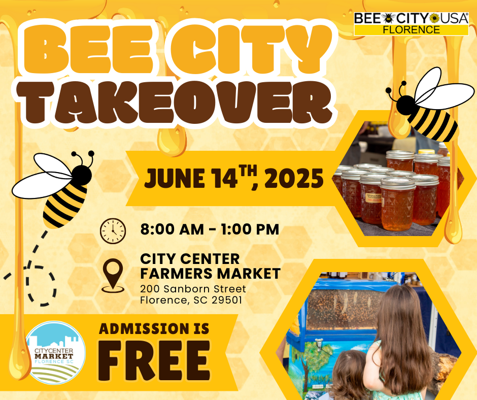 Bee City Takeover 2025 Graphic