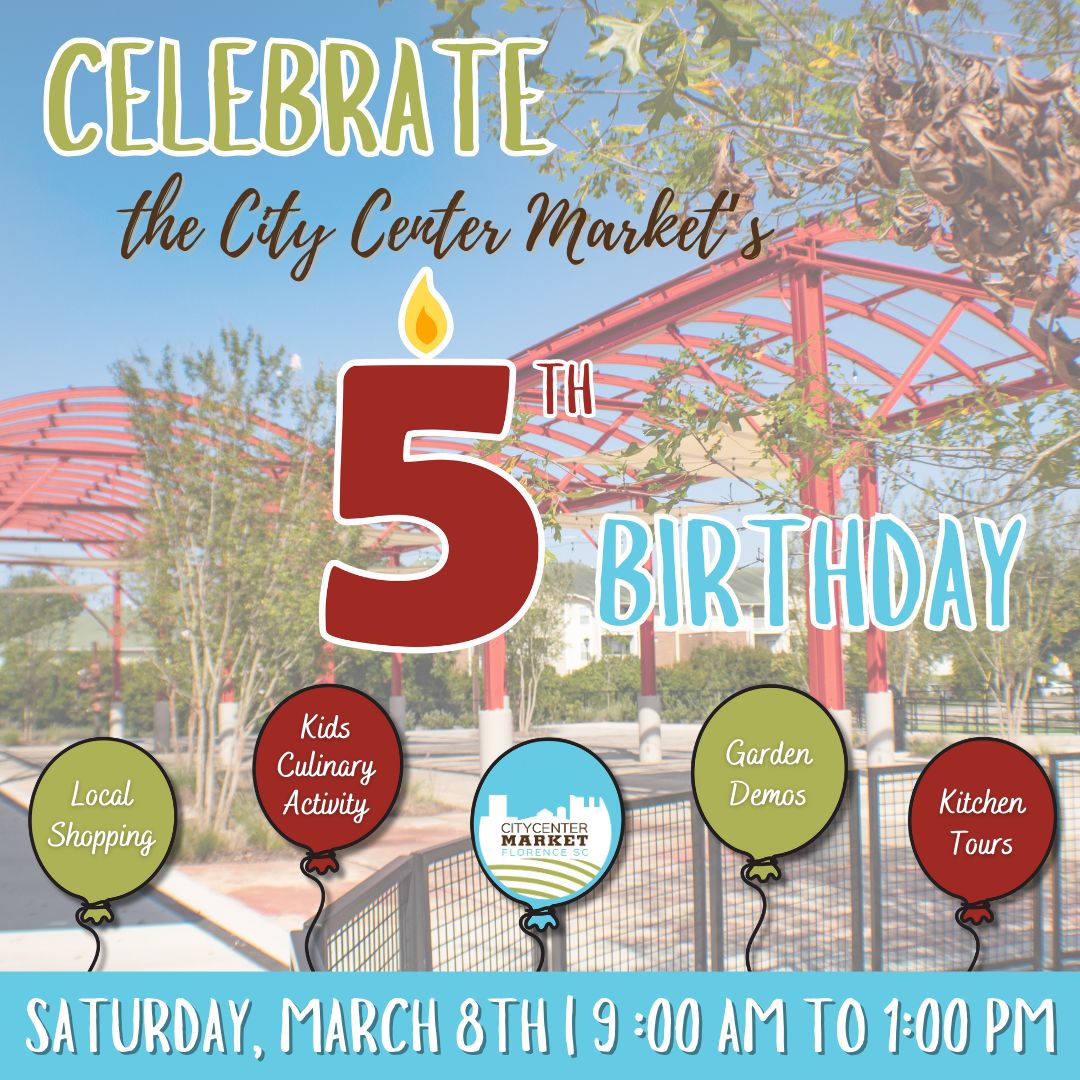 City Center Market 5th Birthday Flyer