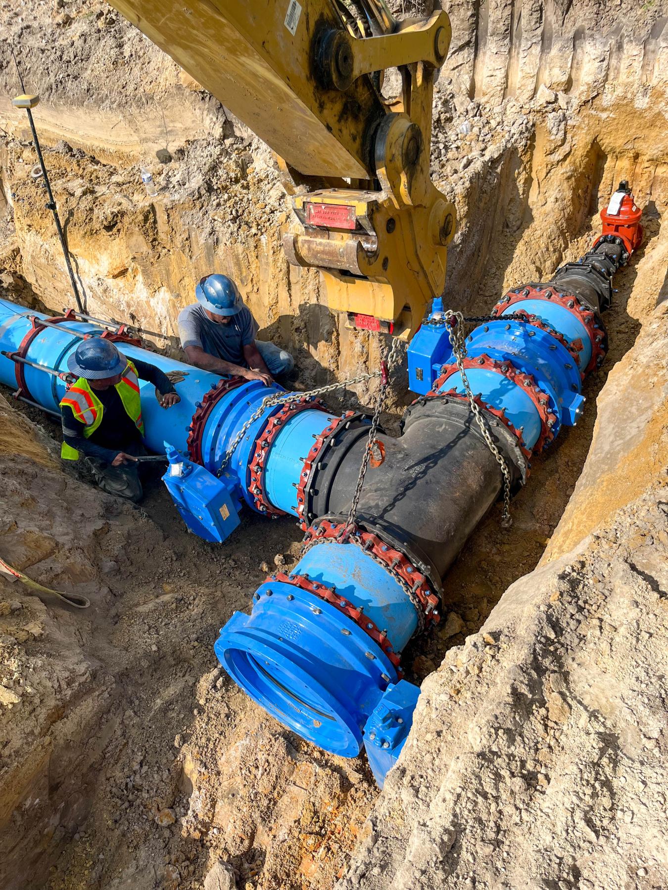 New 24-Inch Water Line Installation at Technology Park to Serve the Upcoming AESC Training Facility 2