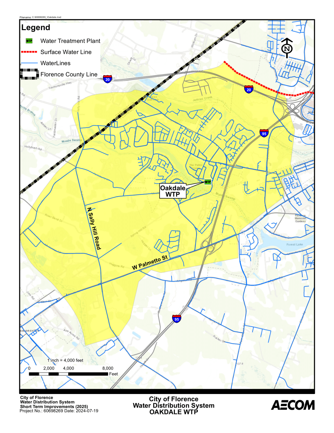 Oakdale Map