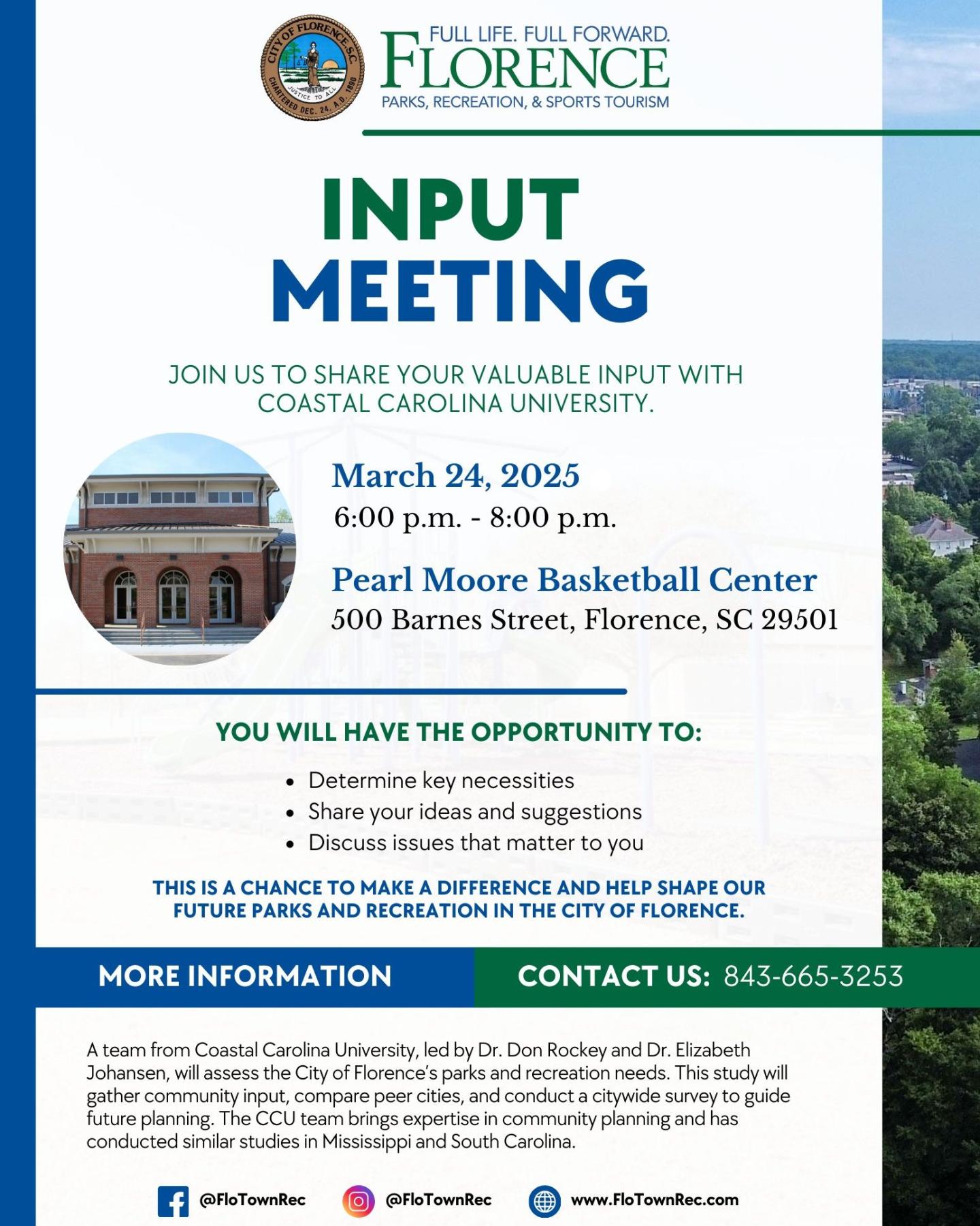 PRST Input Meeting Flyer